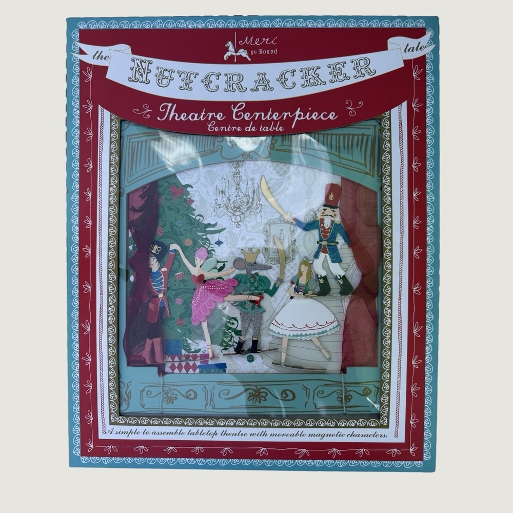 NEW Meri Go Round Nutcracker Theatre Centerpiece Magnetic Christmas Decor 2009
